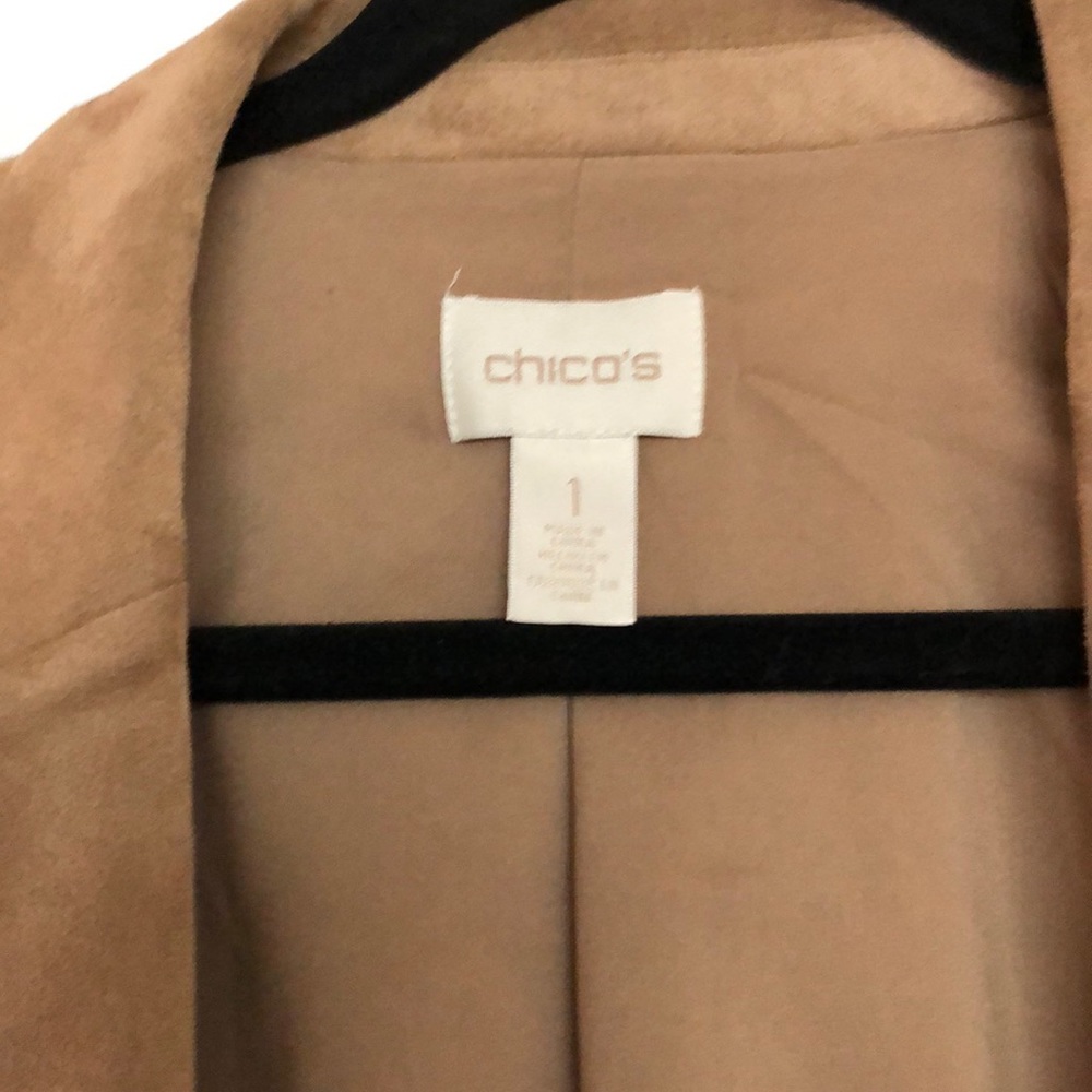 Blazer by Chico’s suede